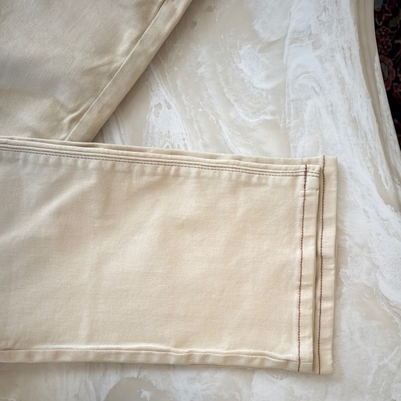 Roark Women's Beige Straight Leg Jeans - Picture 6 of 8